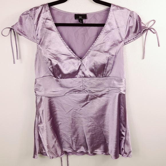Iz Byer Tops - 3/$18 Iz Byer California Lavender Blouse Sz XL